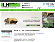 Tablet Screenshot of lh-agro.co.uk